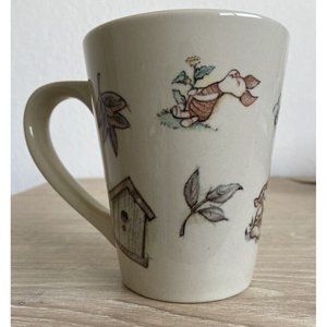 Disney Winnie The Pooh Beige Coffee Mug Tigger, Piglet, Winnie